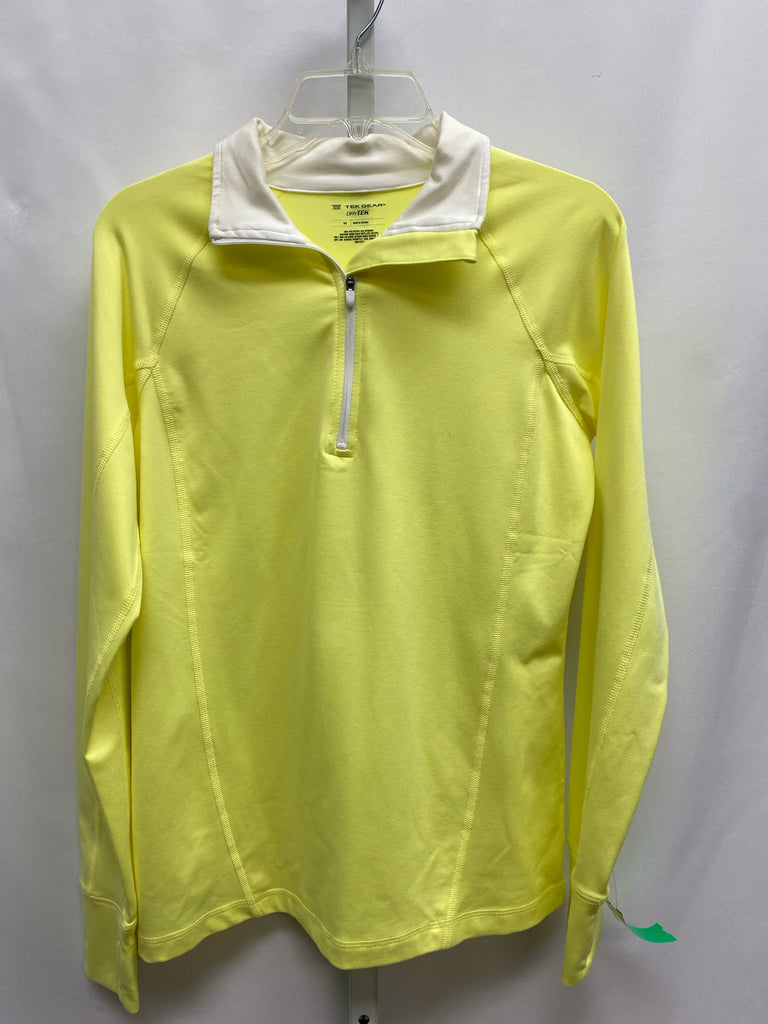 Tek Gear Size Medium Yellow Athletic Top