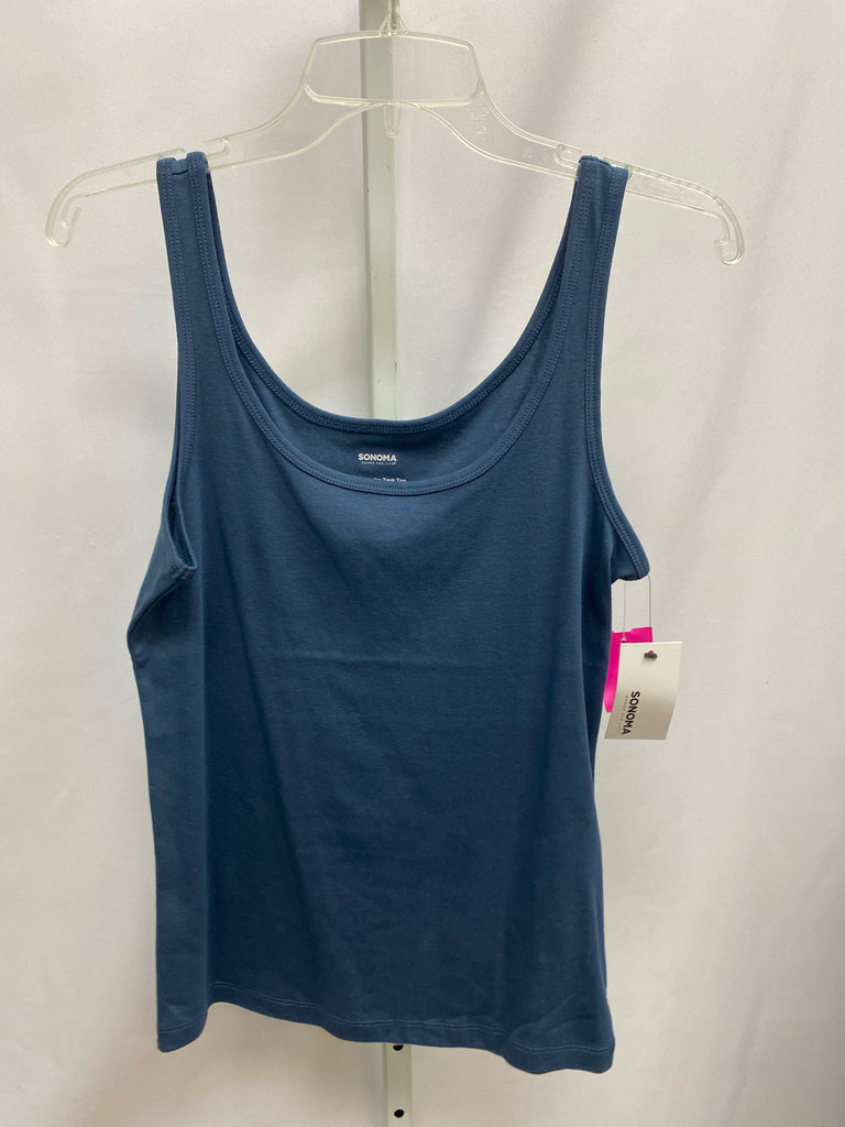 Sonoma Size Medium Blue Sleeveless Top