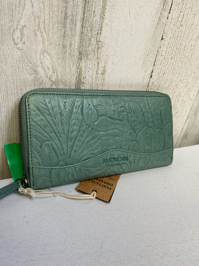 American Leather Co. Teal Wallet