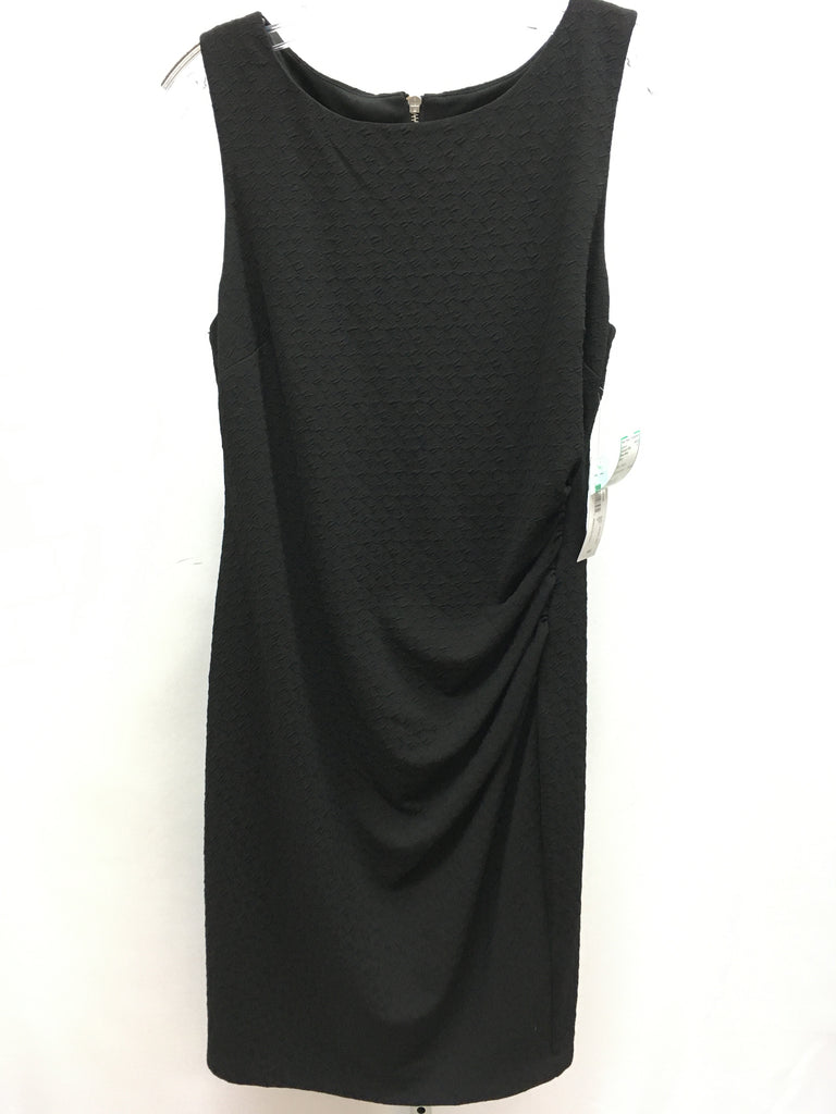 Size 14 Bisou Bisou Black Sleeveless Dress