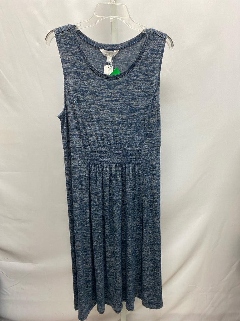 Size XL Market & Spruce Blue Heather Short Sleeve Dress