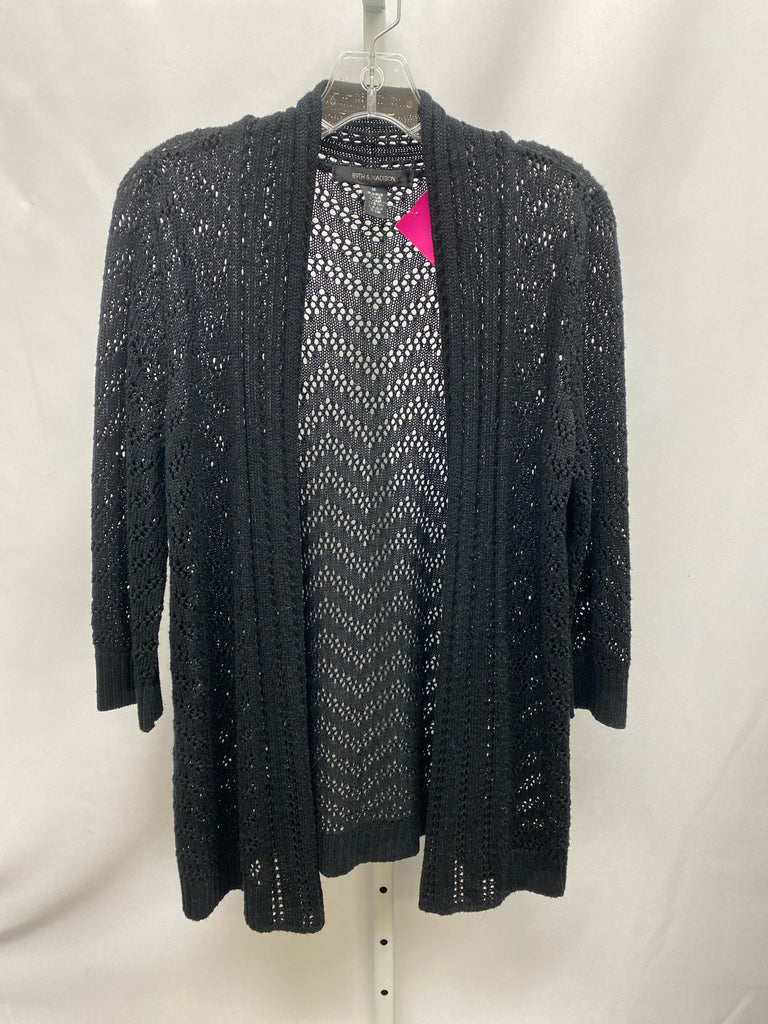 89th & Madison Size Medium Black Cardigan