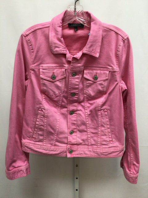 Talbots Size Small Pink Jean Jacket