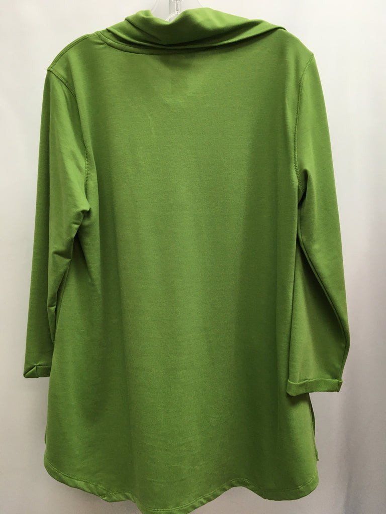 Multiples Size Medium Green Long Sleeve Tunic