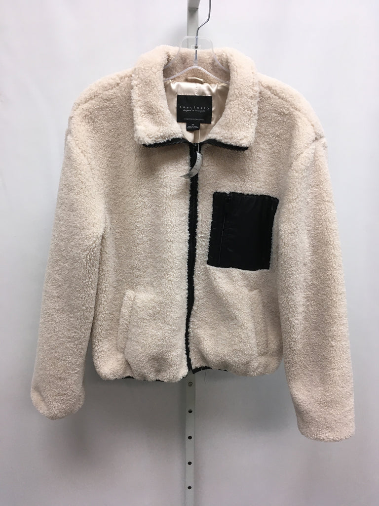 Sanctuary Size XS Cream Jacket/Outerwear