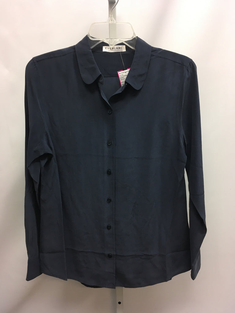 Everlane Size Small Slate Blue Long Sleeve Top