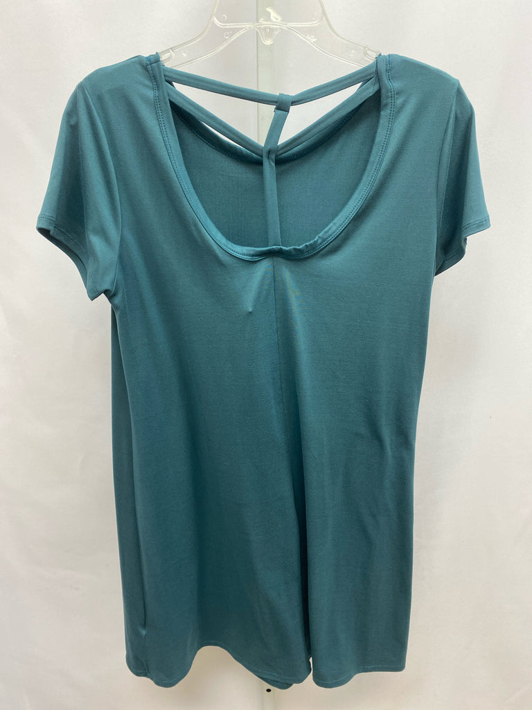 alya Size Small Green Short Sleeve Dress