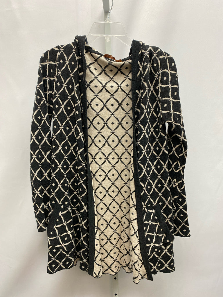 belldini Size Small Gray/Cream Cardigan