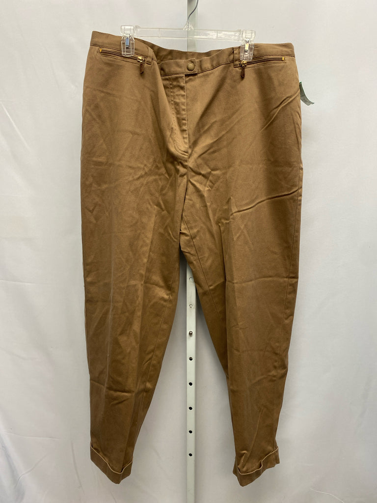 lauren Size 20W Tan Pants