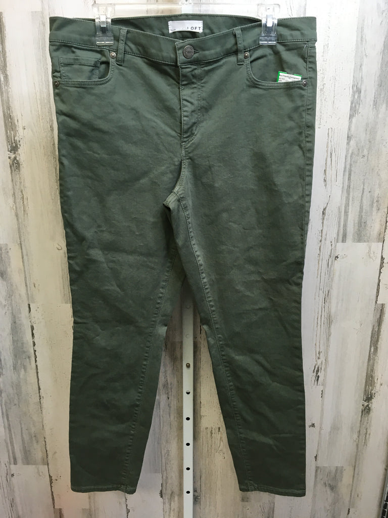 LOFT Size 12 Green Jeans