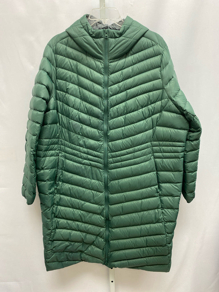 Size 1X Lands End Green Coat