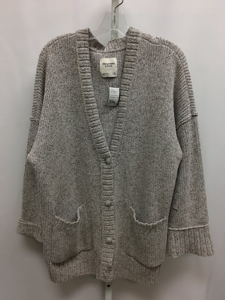 abercrombie & fitch Size XL Gray Heather Cardigan