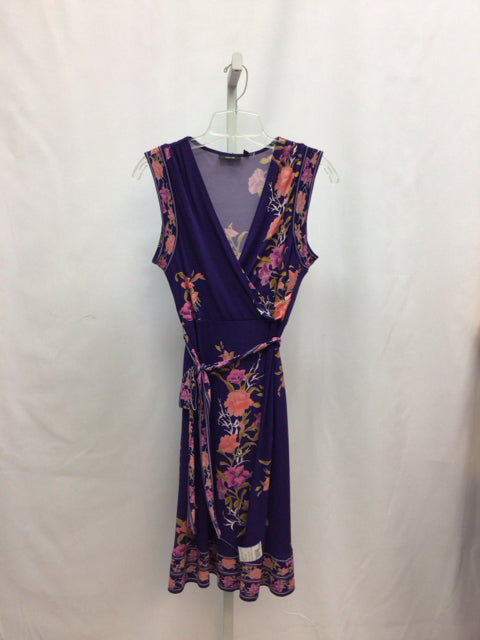 Size Small Apt 9 Purple Floral Sleeveless Dress