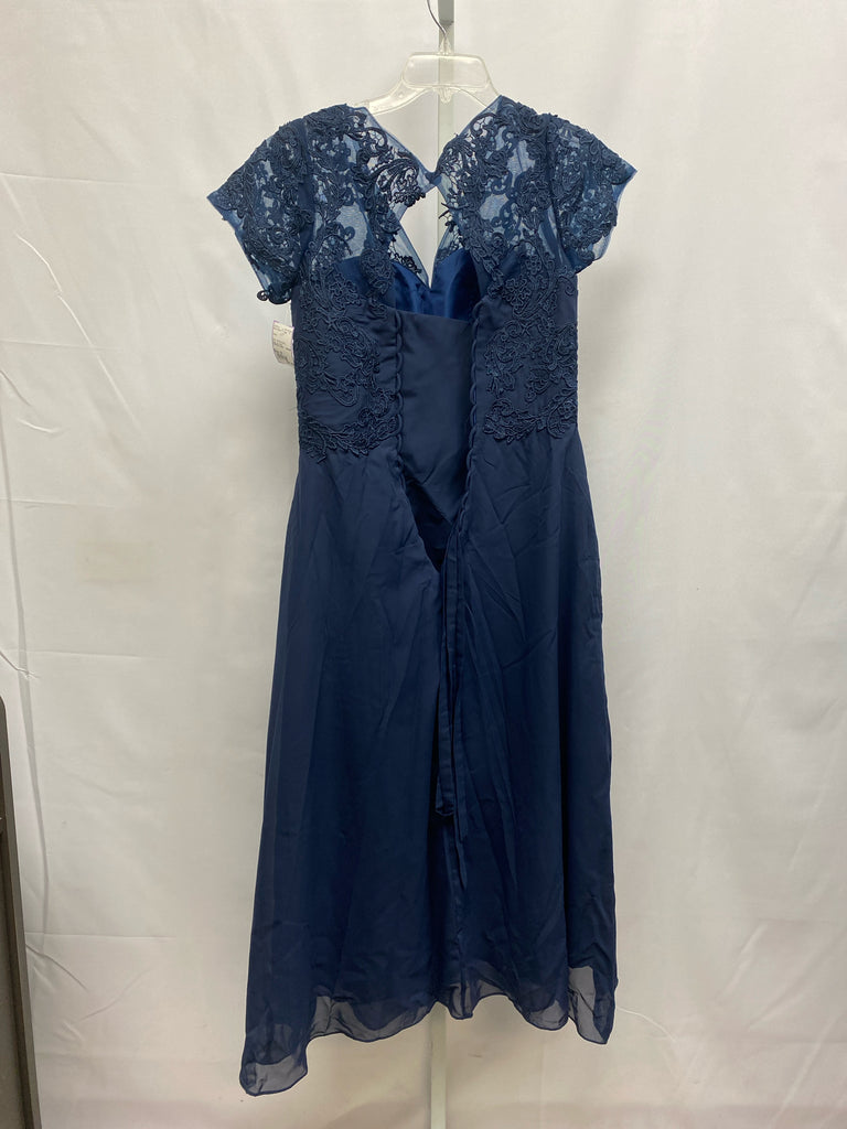 Size 12 Navy Short Sleeve Dress