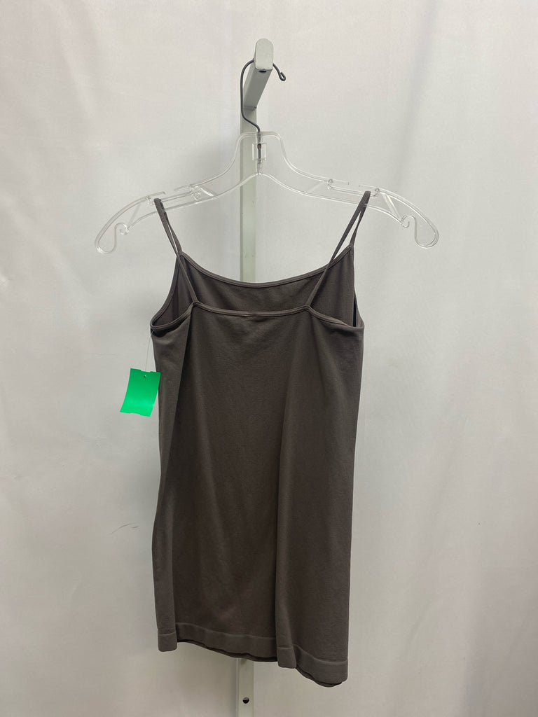 Size One Size Gray Sleeveless Top