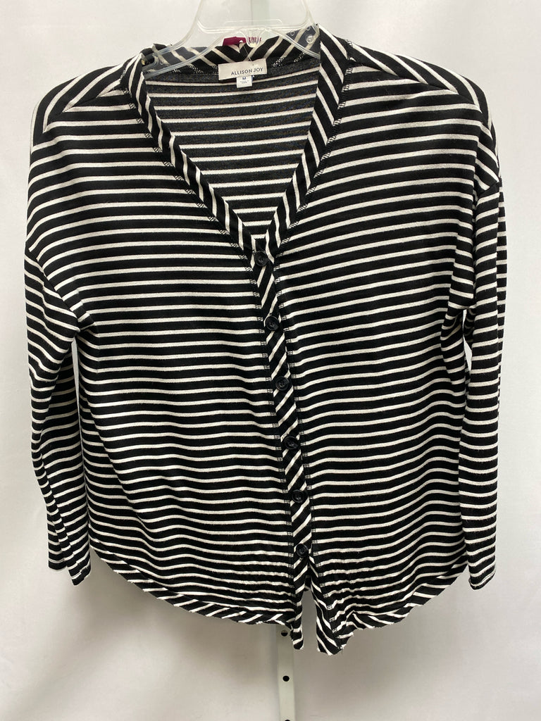 Allison joy Size Medium Black/White Cardigan