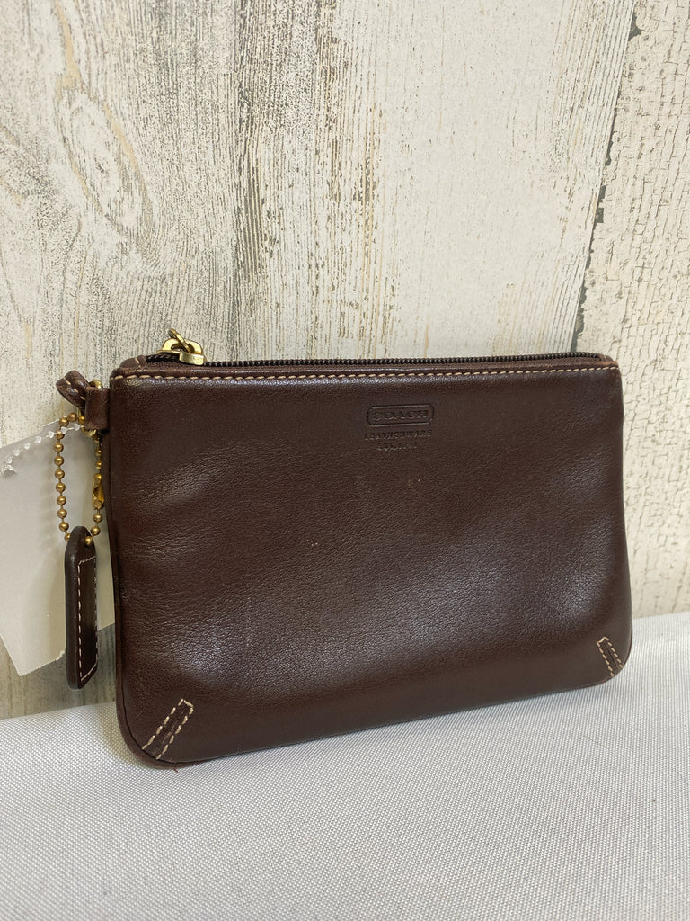 Coach Brown Designer Wristlet