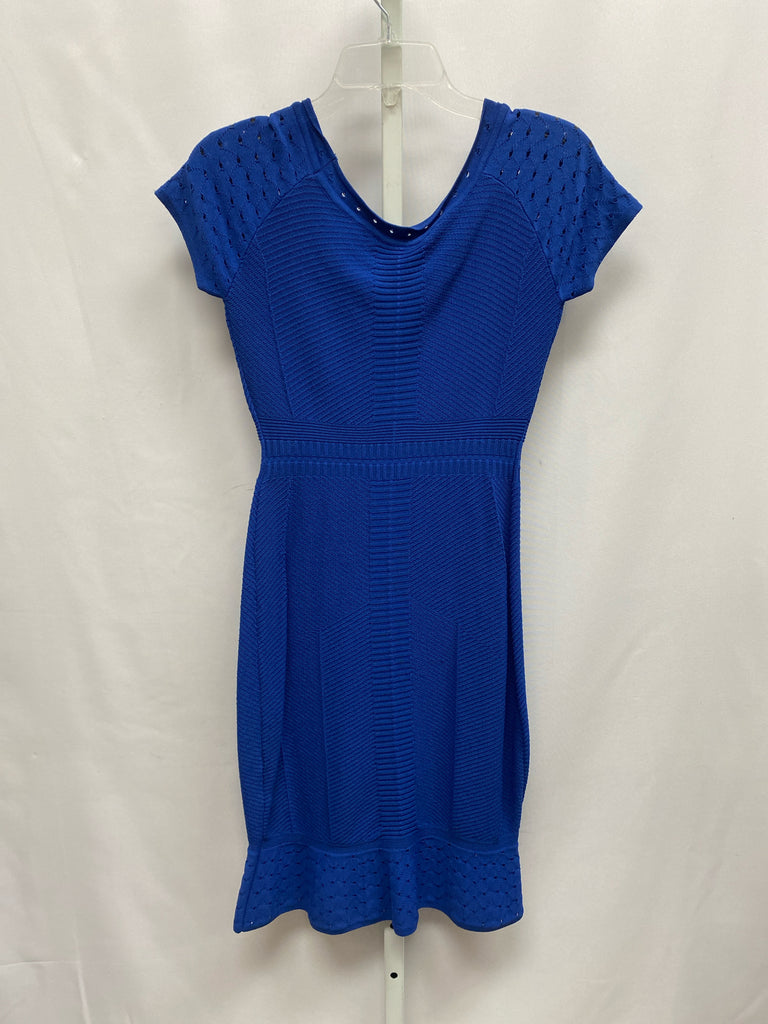 Size Small Blue Short Sleeve Dress