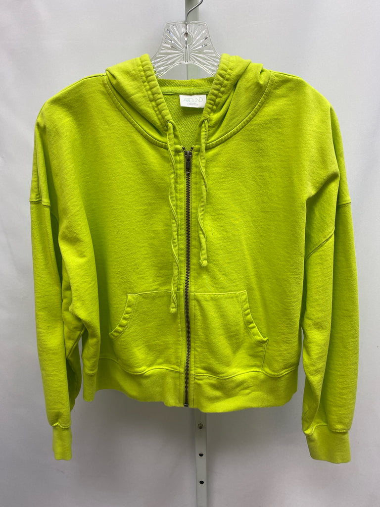 Abound Size Large Lime Jacket/Top