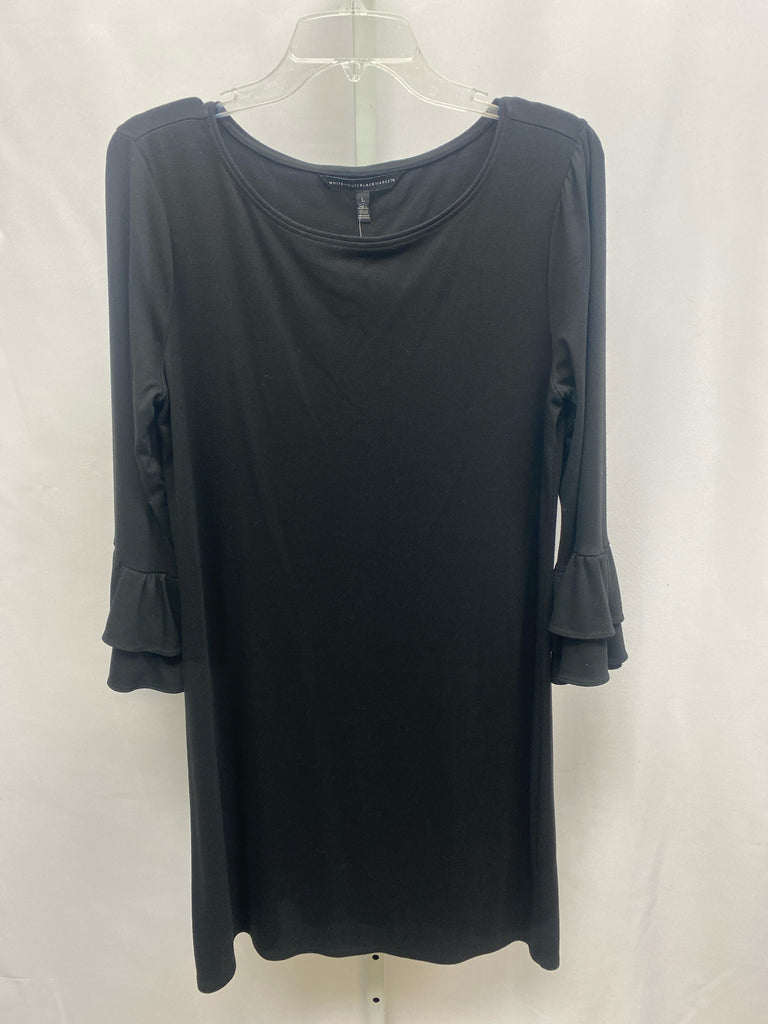 Size Large WHBM Black Long Sleeve Dress