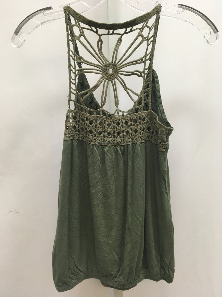 Express Size Small Army Green Sleeveless Top