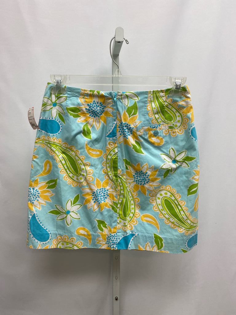 Lilly Pulitzer Size 6 Blue Print Skort