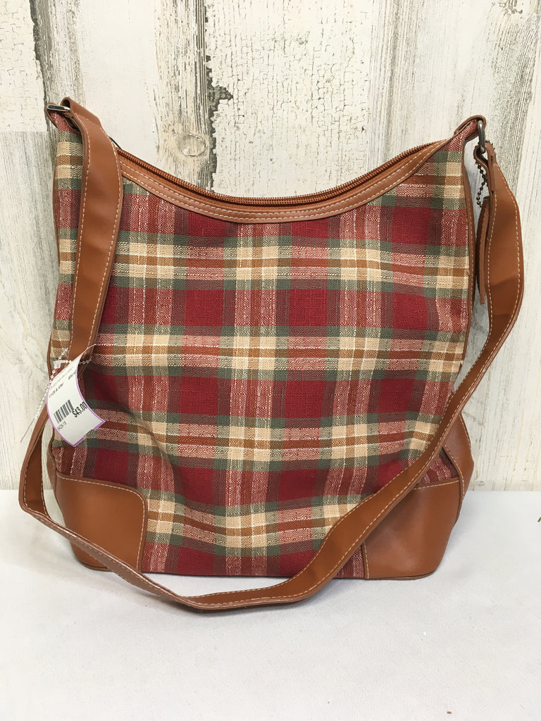 Longaberger Burgundy Handbag