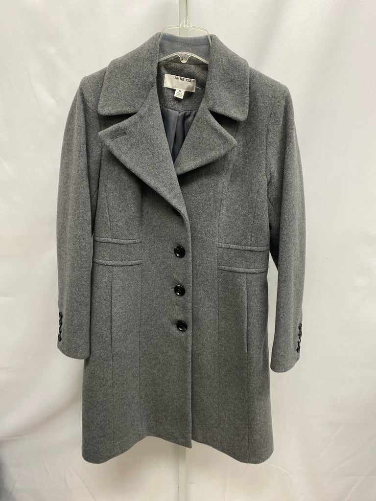 Size 6 Anne Klein Gray Jacket/Outerwear