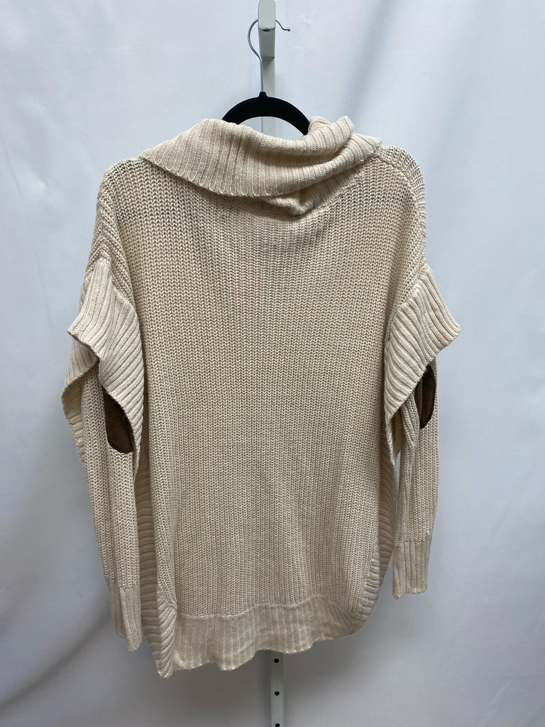 alya Size M/L Cream Long Sleeve Sweater