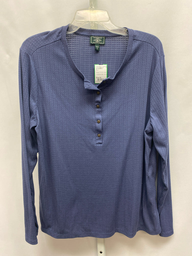 GH Bass & co Size XL Blue Long Sleeve Top