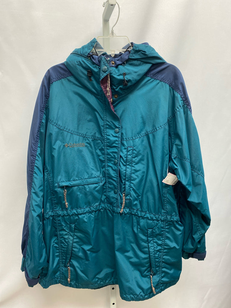 Size XL Columbia Teal Jacket/Outerwear