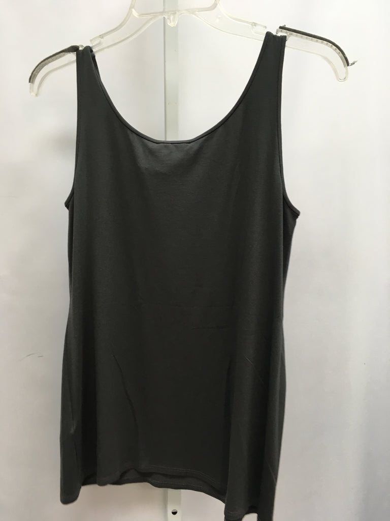 Eileen Fisher Size XS Charcoal Sleeveless Top