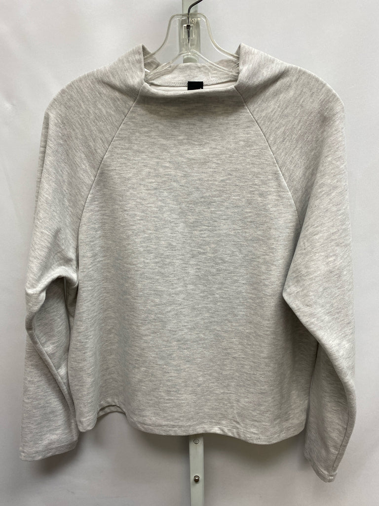 bobi Size Medium Gray Long Sleeve Top