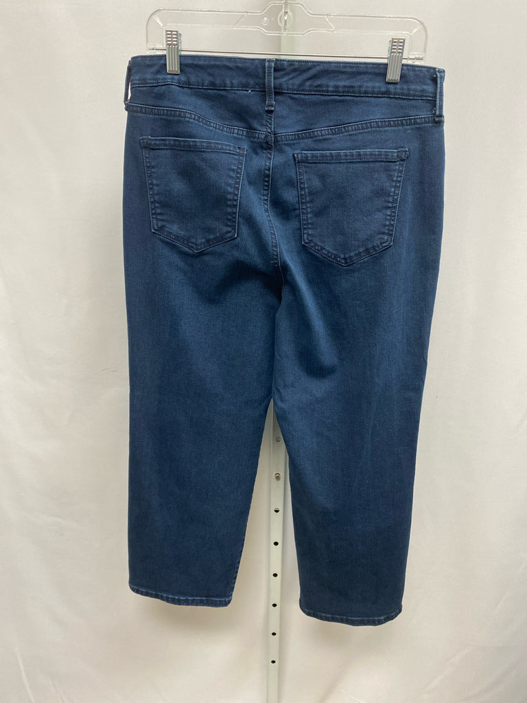 Gloria Vanderbilt Size 12 Dark Denim Crop/Capri