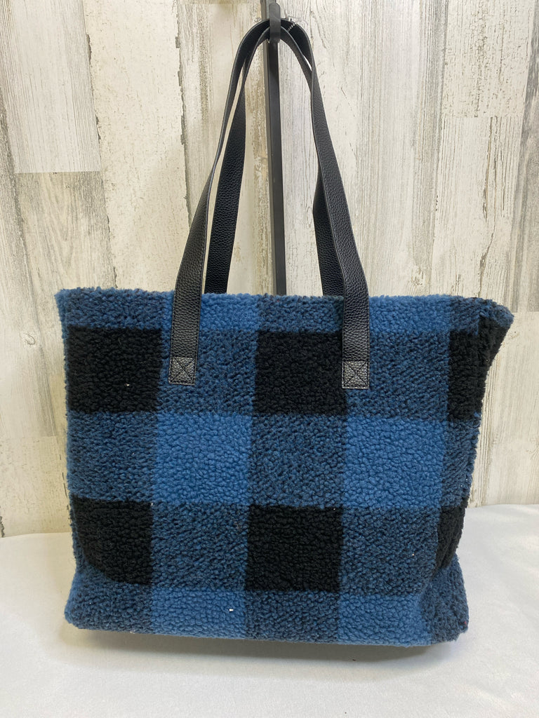 Black/blue Tote