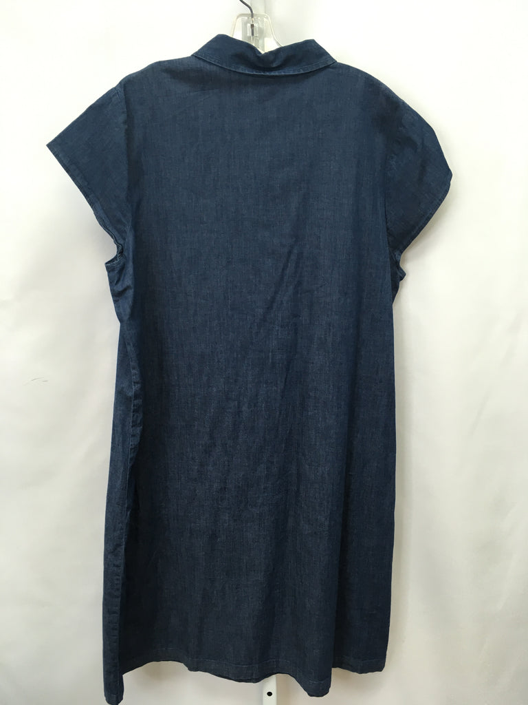 Size 16 Anne Klein Denim Short Sleeve Dress
