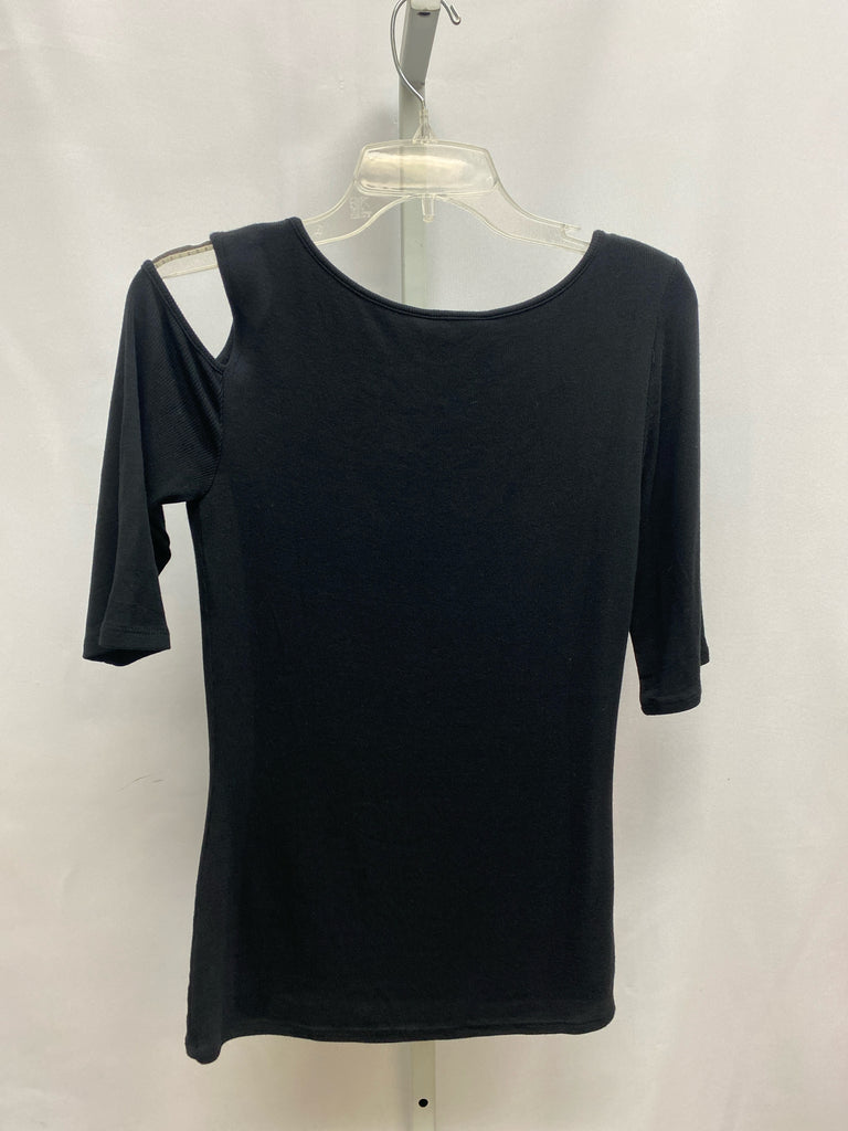 Size Medium Black 3/4 Sleeve Top