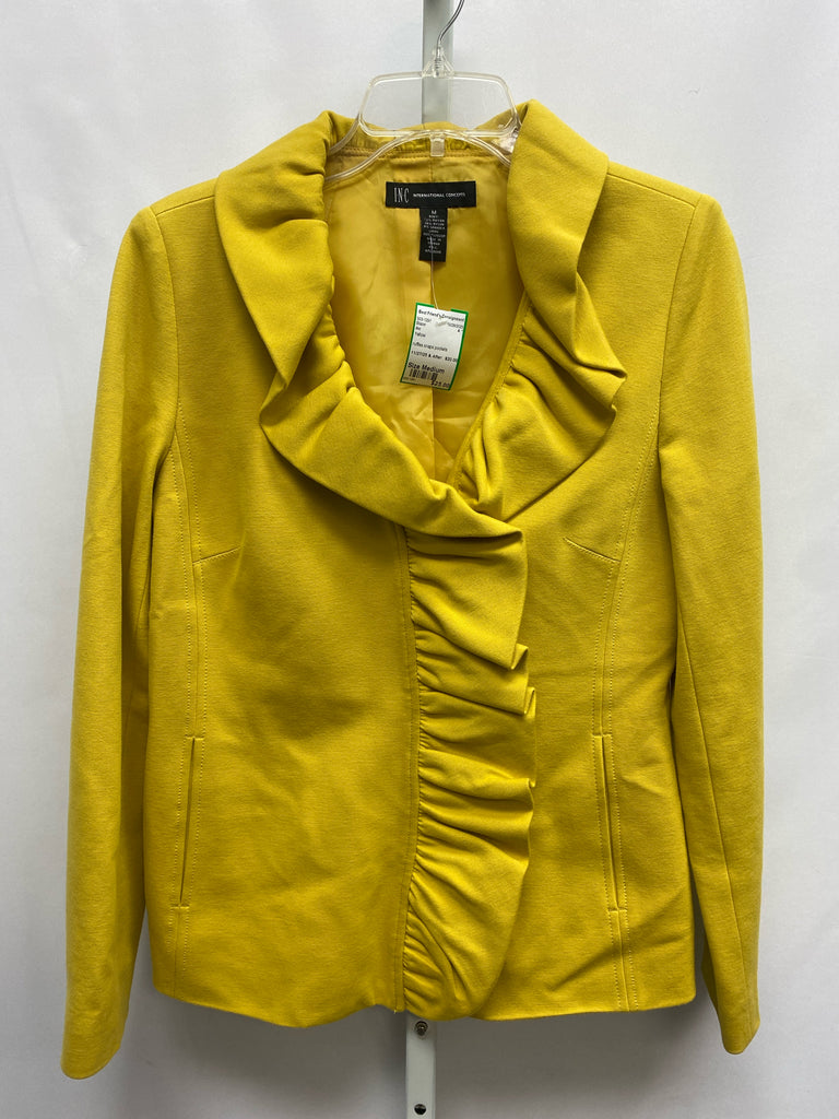 Inc Size Medium Yellow Blazer