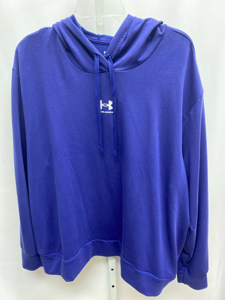 Under Armour Size 2X Blue Hoodie