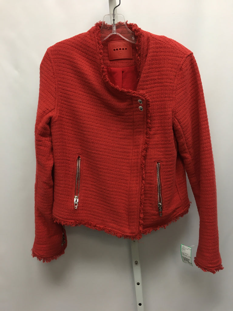 BlankNYC Size Medium Red Jacket/Outerwear