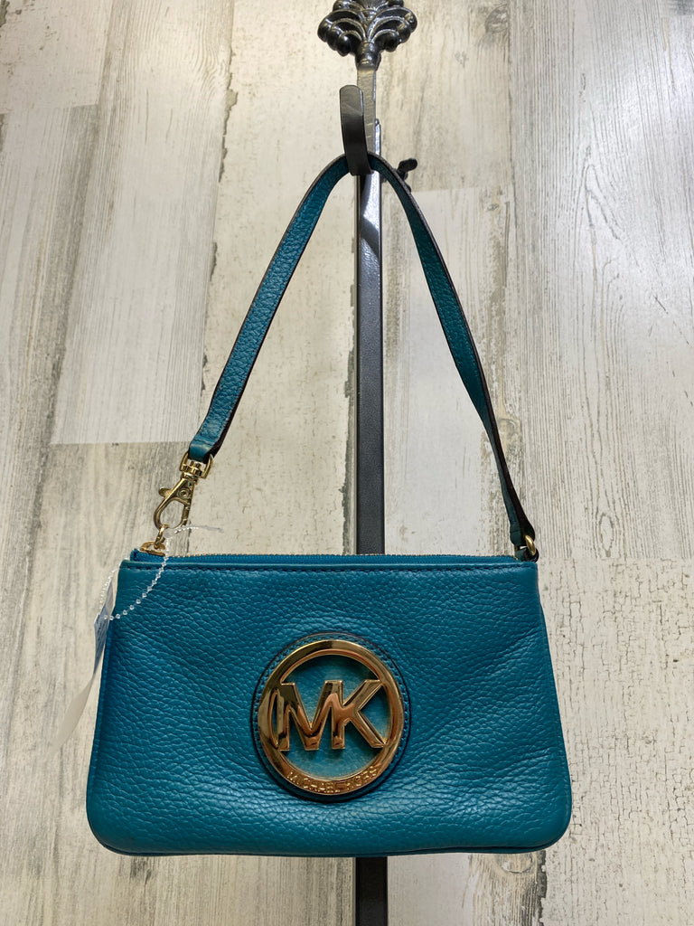 Michael Kors Teal Designer Wristlet