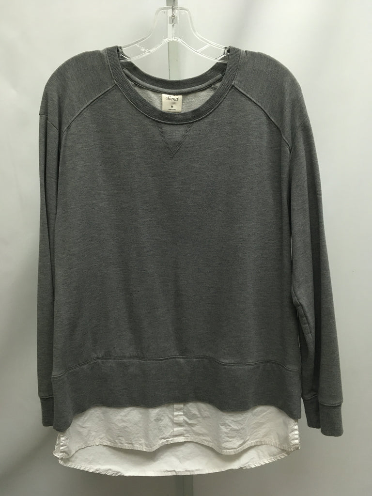 Soma Size Medium Gray Long Sleeve Top