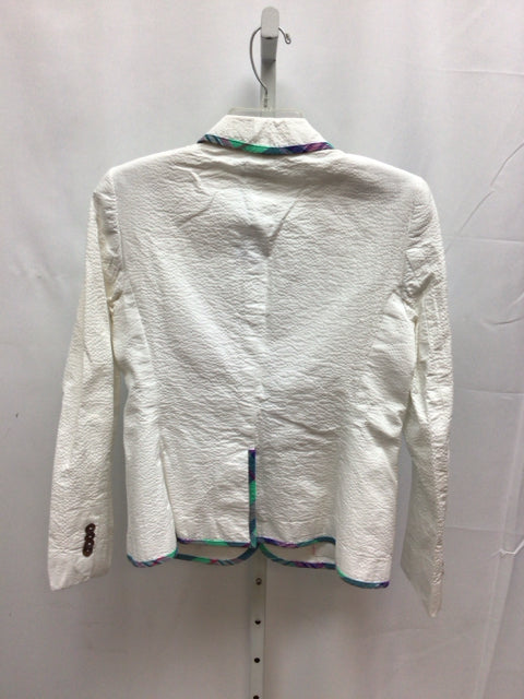 Brooks Brothers Size 6 White Jacket