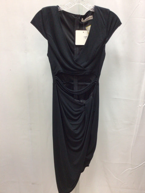 Size 10 Black Short Sleeve Dress