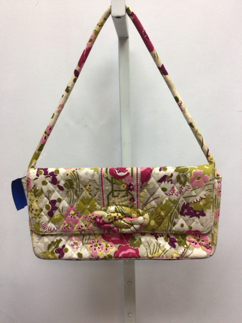 Vera Bradley Gray Floral Handbag