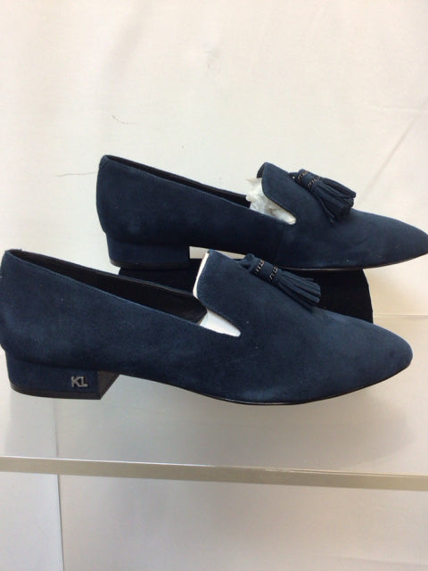 Karl Lagerfeld Size 10 Navy Loafers