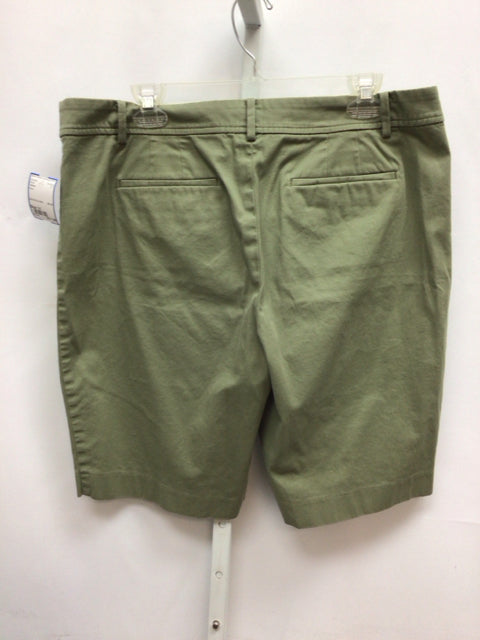 Talbots Size 14 Olive Shorts