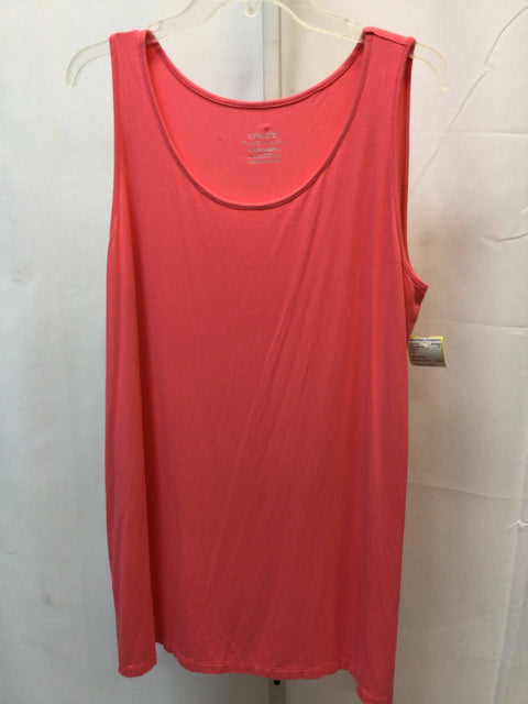 Chico's Size Large Pink Sleeveless Top