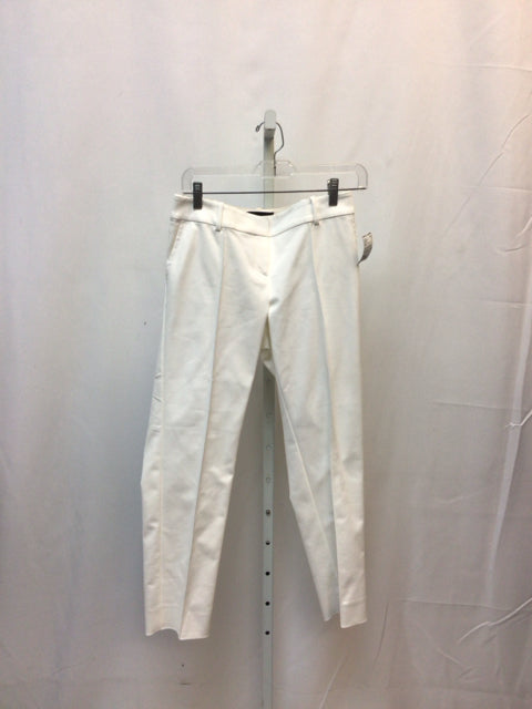 St. John Size 4 White Designer Pants