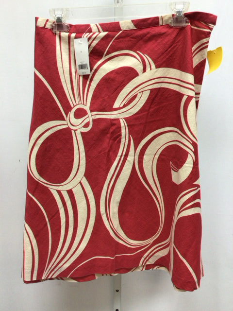 Forth & Towne Size 18 Red/Cream Skirt